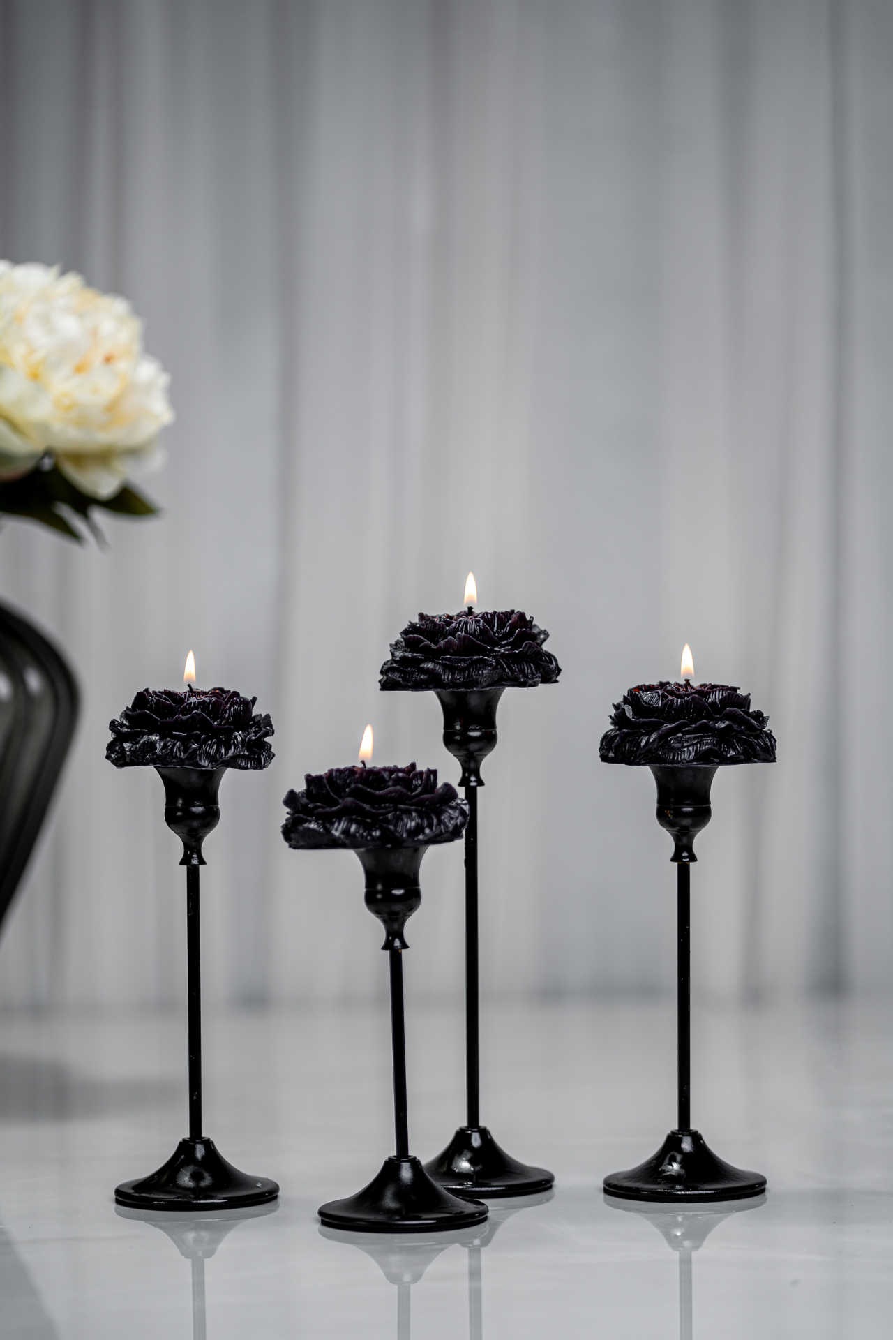 PetiteBlooms arranged for a quiet evening of rest and retreat